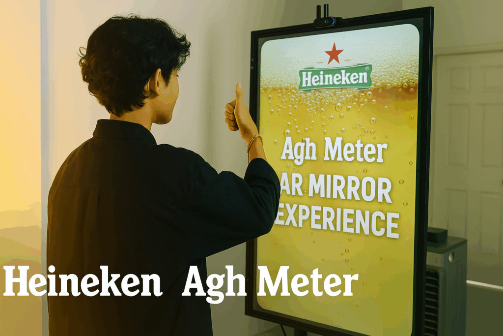 Heineken AR Mirror Agh Meter Activation in Myanmar