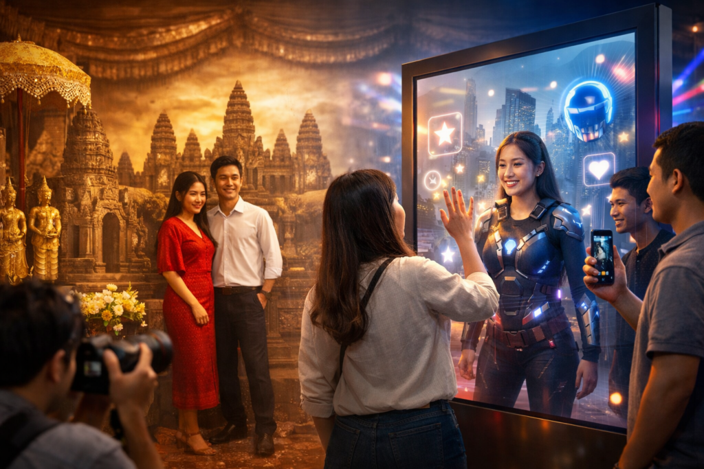 Experiential Marketing Cambodia Technology vs Decoration